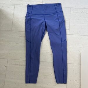 lululemon athletica womans Electric Blue Leggings